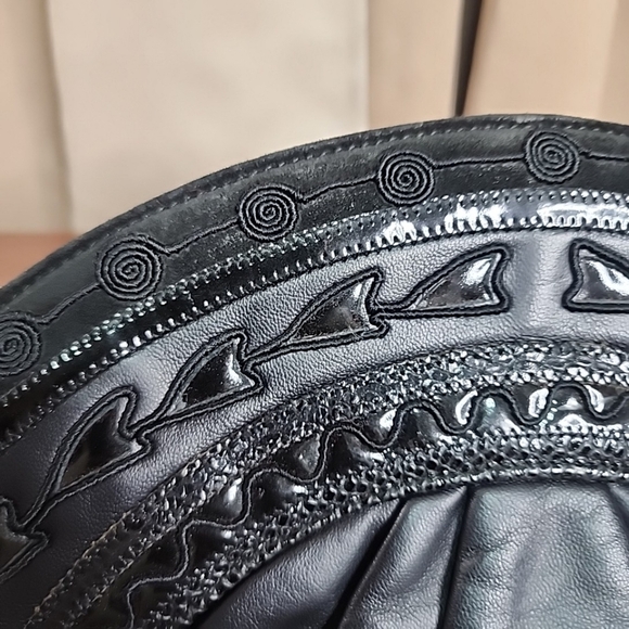 BRACCIALINI Vintage 80s Leather Handbag – Classic Italian Style - Picture 9 of 9